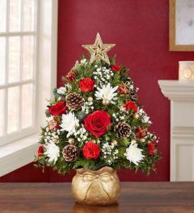 Magic Christmas Holiday Flower Tree