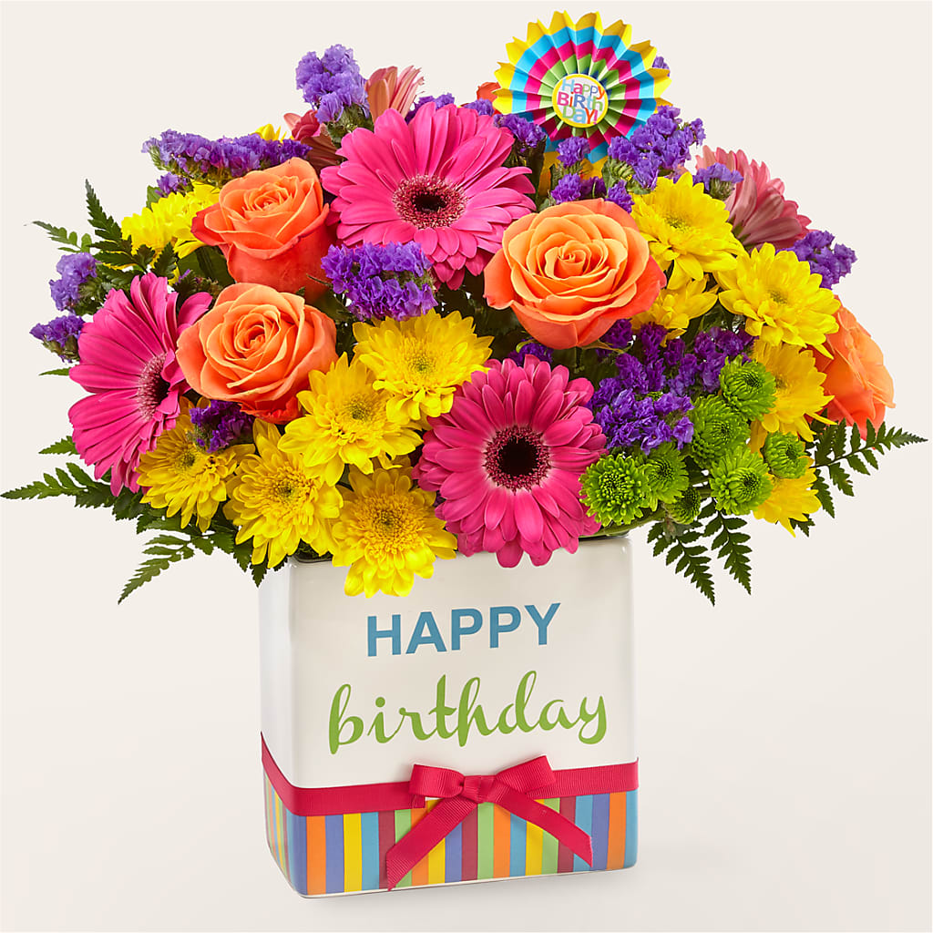Birthday Brights Bouquet – The Warrenton Florist, Warrenton VA