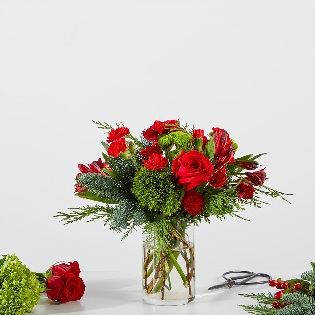 Merry Moment Bouquet – A Florist Original – The Warrenton Florist, Warrenton VA
