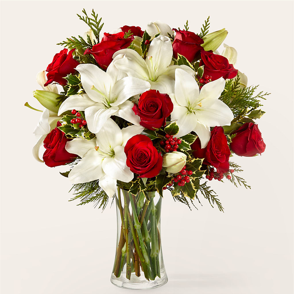 Sparkling Snowflakes Bouquet – The Warrenton Florist, Warrenton VA