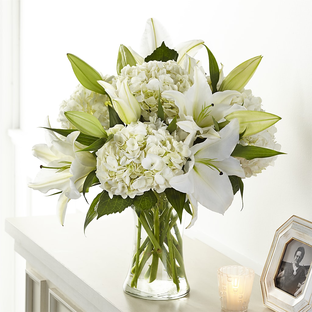 Compassionate Lily Bouquet – The Warrenton Florist, Warrenton VA