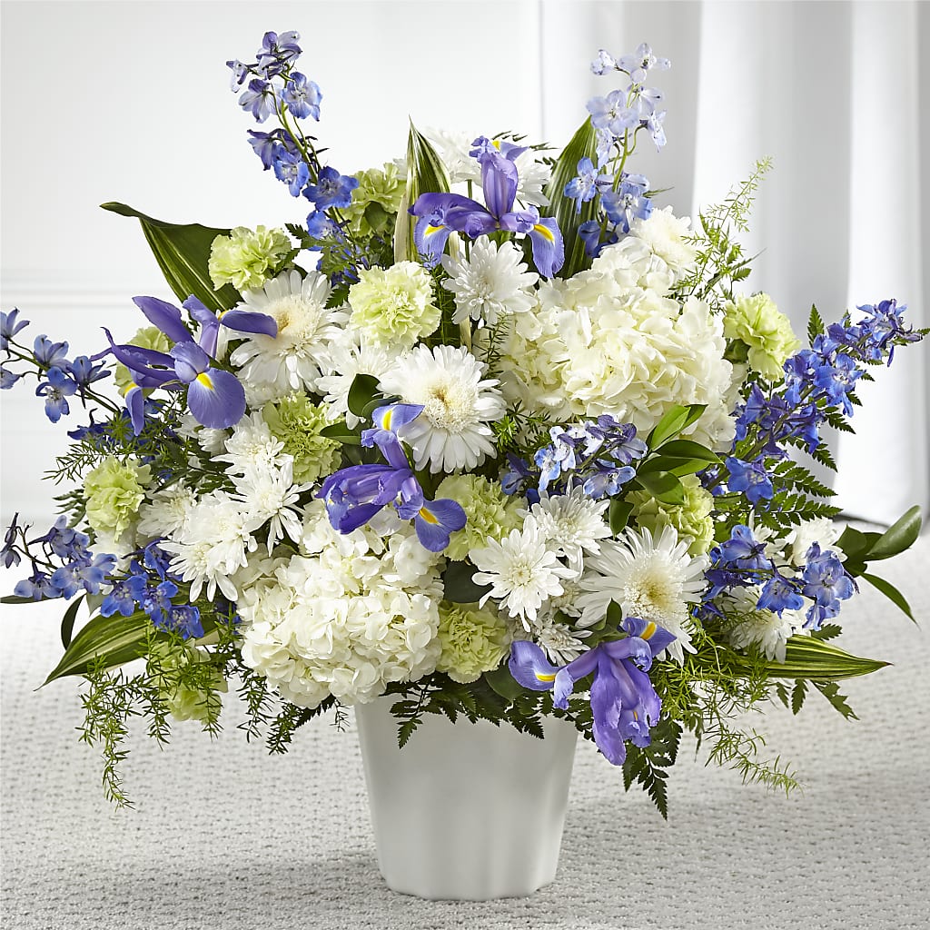 Soft Serenity Floor Basket – The Warrenton Florist, Warrenton VA