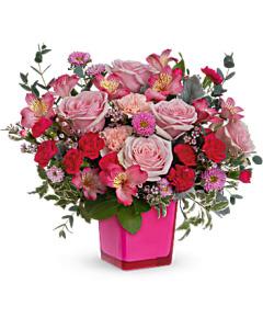 Rosy Moment Bouquet – The Warrenton Florist, Warrenton VA