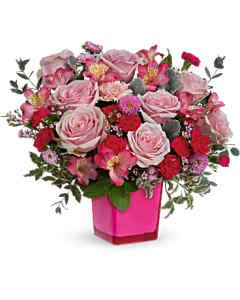 Rosy Moment Bouquet – The Warrenton Florist, Warrenton VA
