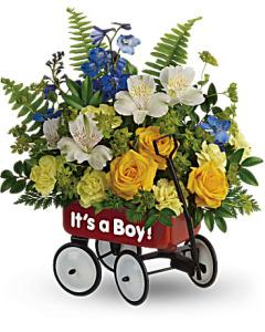 Sweet Little Wagon Bouquet – The Warrenton Florist, Warrenton VA