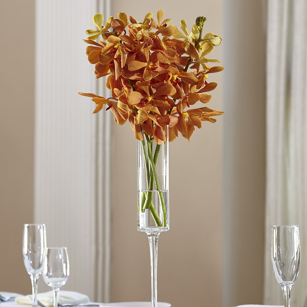 Orange Mokara Bouquet – The Warrenton Florist, Warrenton VA