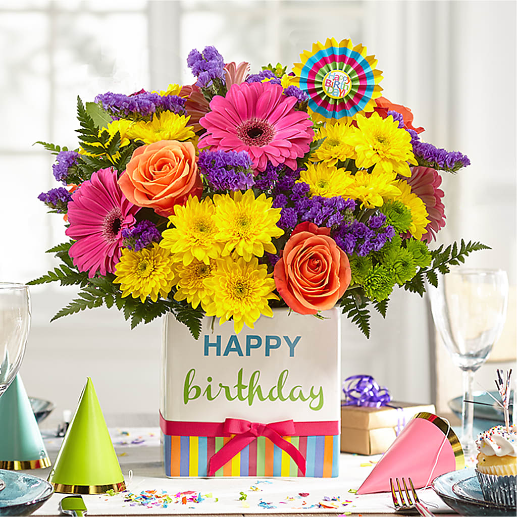 Birthday Brights Bouquet –  The Warrenton Florist, Warrenton VA