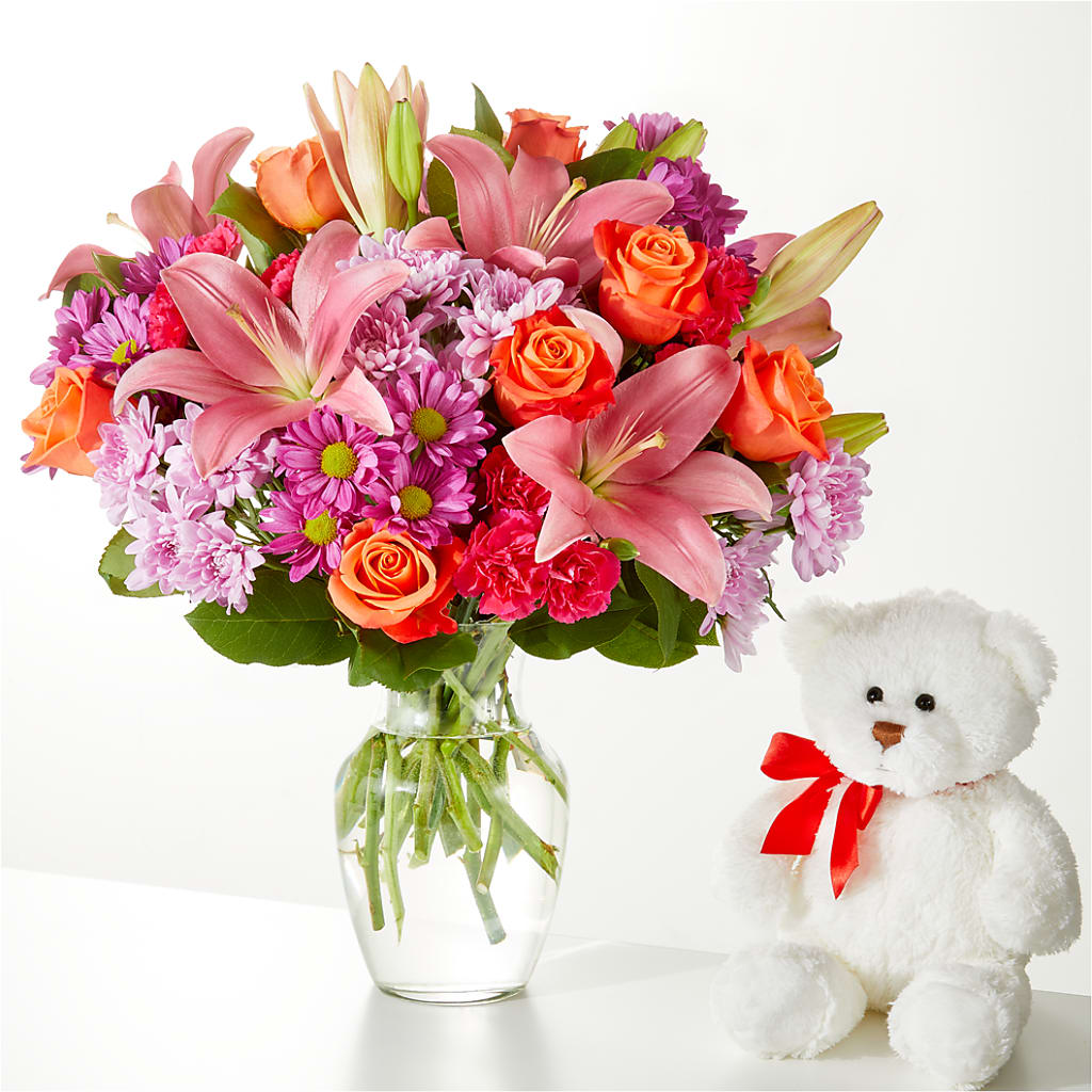One and Only Bouquet and Bear Bundle –  The Warrenton Florist, Warrenton VA
