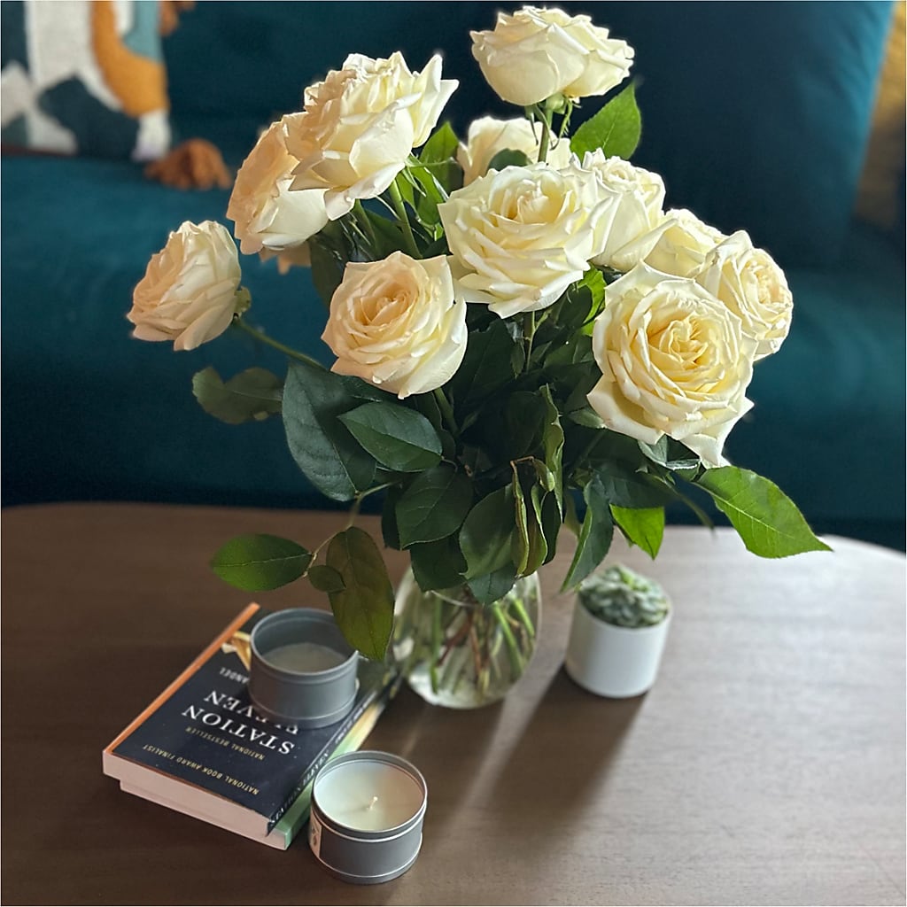 Long Stem Yellow Rose Bouquet –  The Warrenton Florist, Warrenton VA