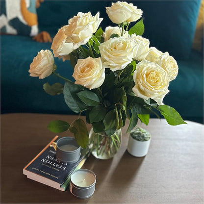 Long Stem Yellow Rose Bouquet –  The Warrenton Florist, Warrenton VA