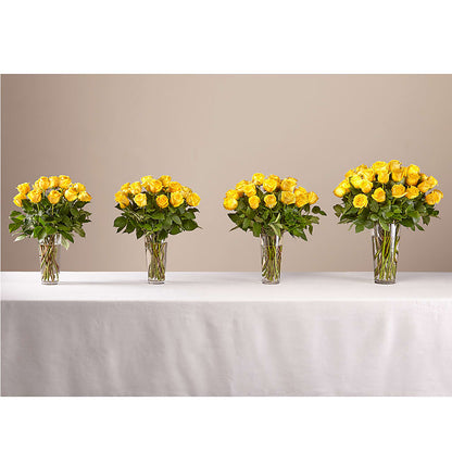 Long Stem Yellow Rose Bouquet –  The Warrenton Florist, Warrenton VA