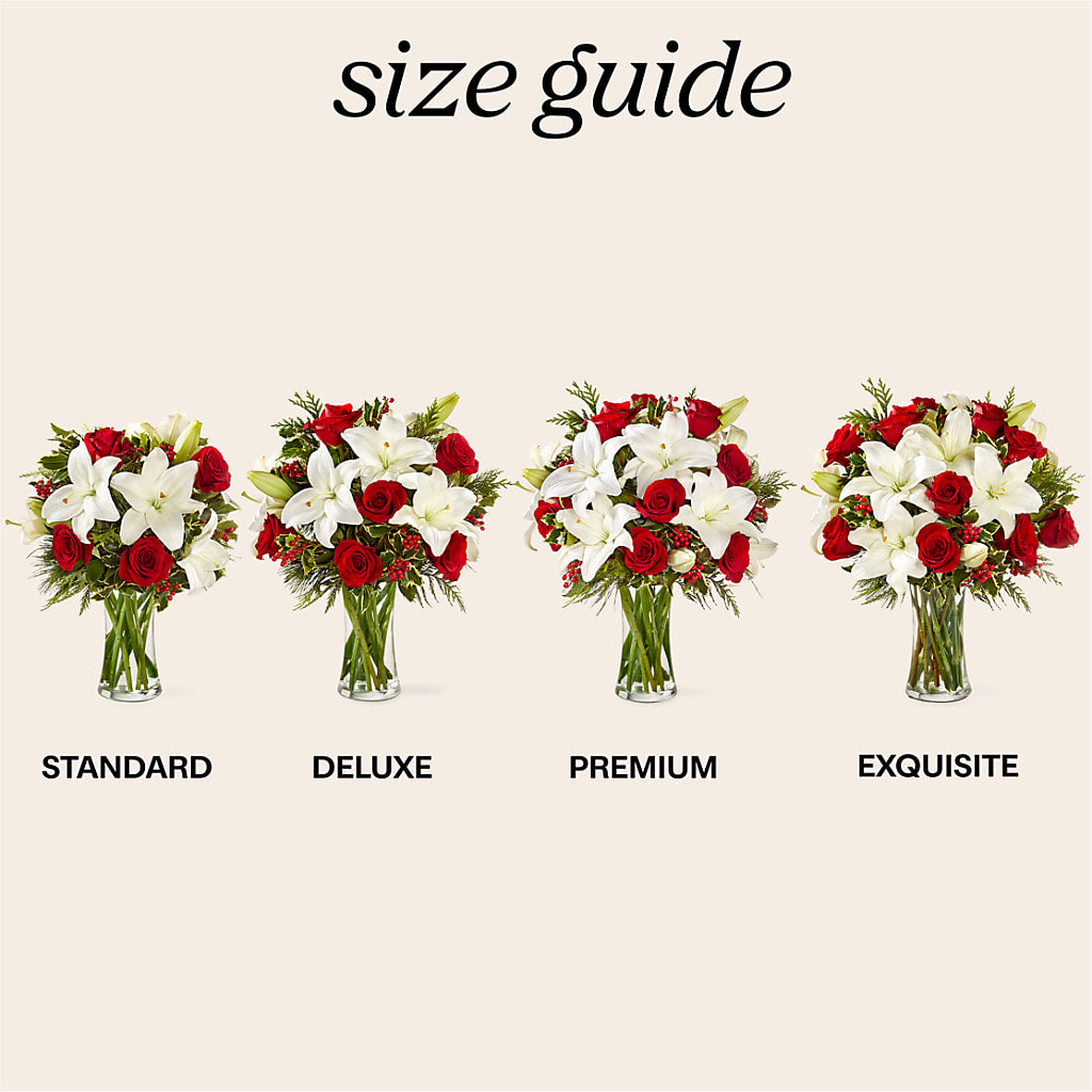 Sparkling Snowflakes Bouquet –  The Warrenton Florist, Warrenton VA