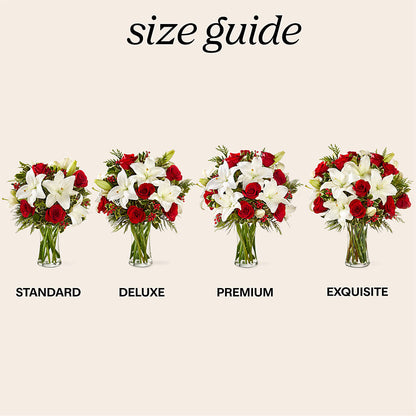 Sparkling Snowflakes Bouquet –  The Warrenton Florist, Warrenton VA