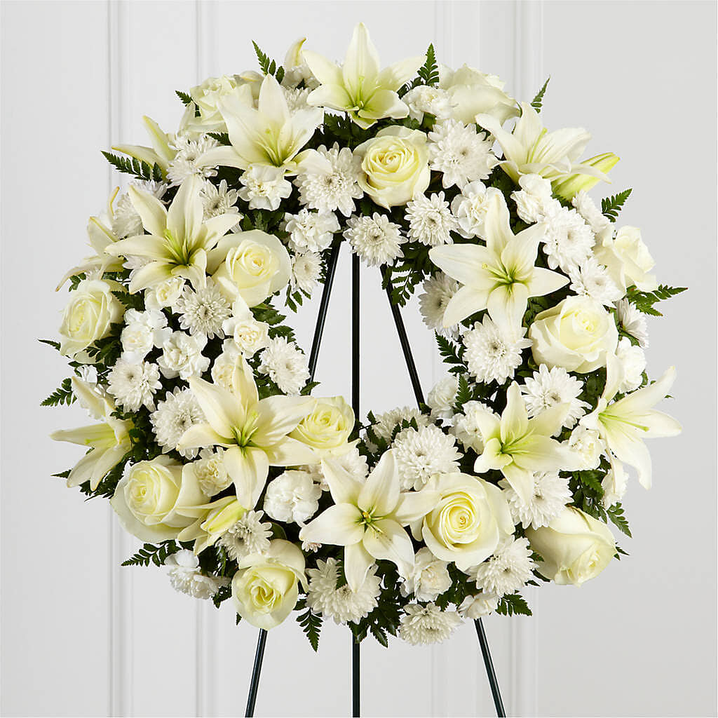 Treasured Tribute Wreath –  The Warrenton Florist, Warrenton VA
