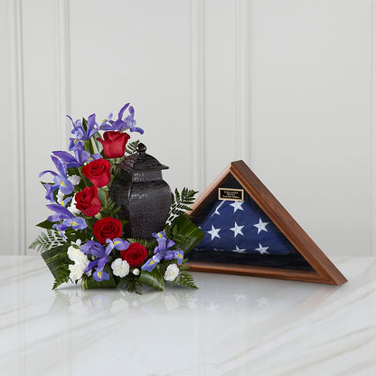 Patriotic Tribute Arrangement –  The Warrenton Florist, Warrenton VA