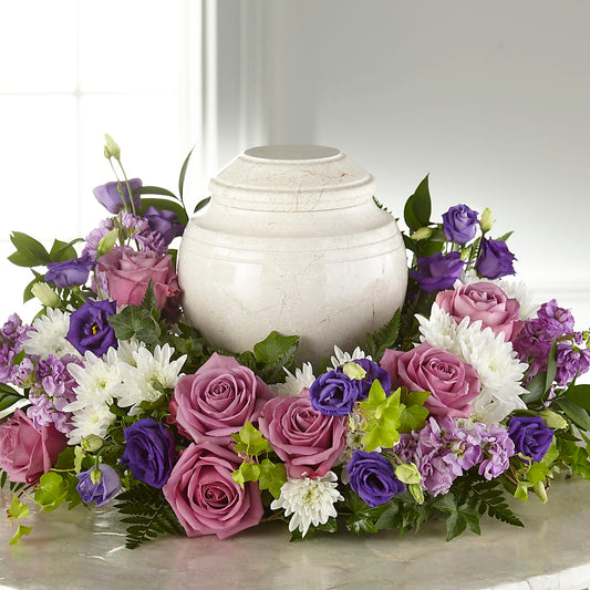 Blooming Sympathy Cremation Adornment –  The Warrenton Florist, Warrenton VA