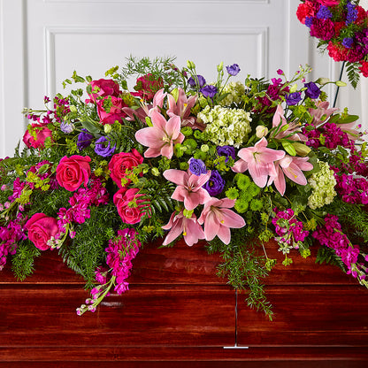 Radiant Tribute Casket Spray –  The Warrenton Florist, Warrenton VA