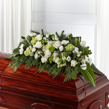 Hopeful Gesture Casket Spray –  The Warrenton Florist, Warrenton VA