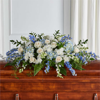 Timeless Essence Casket Spray –  The Warrenton Florist, Warrenton VA